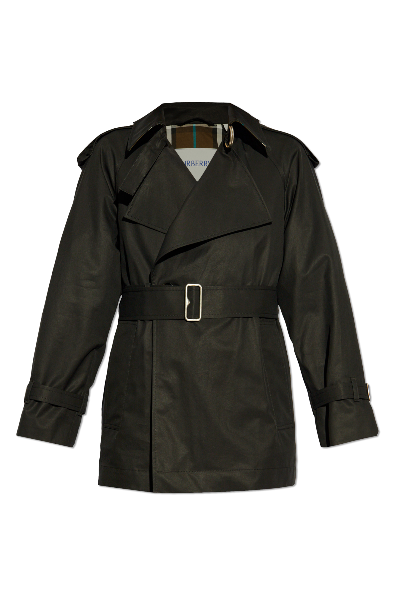 Black Short Trench Coat Burberry Vitkac Spain